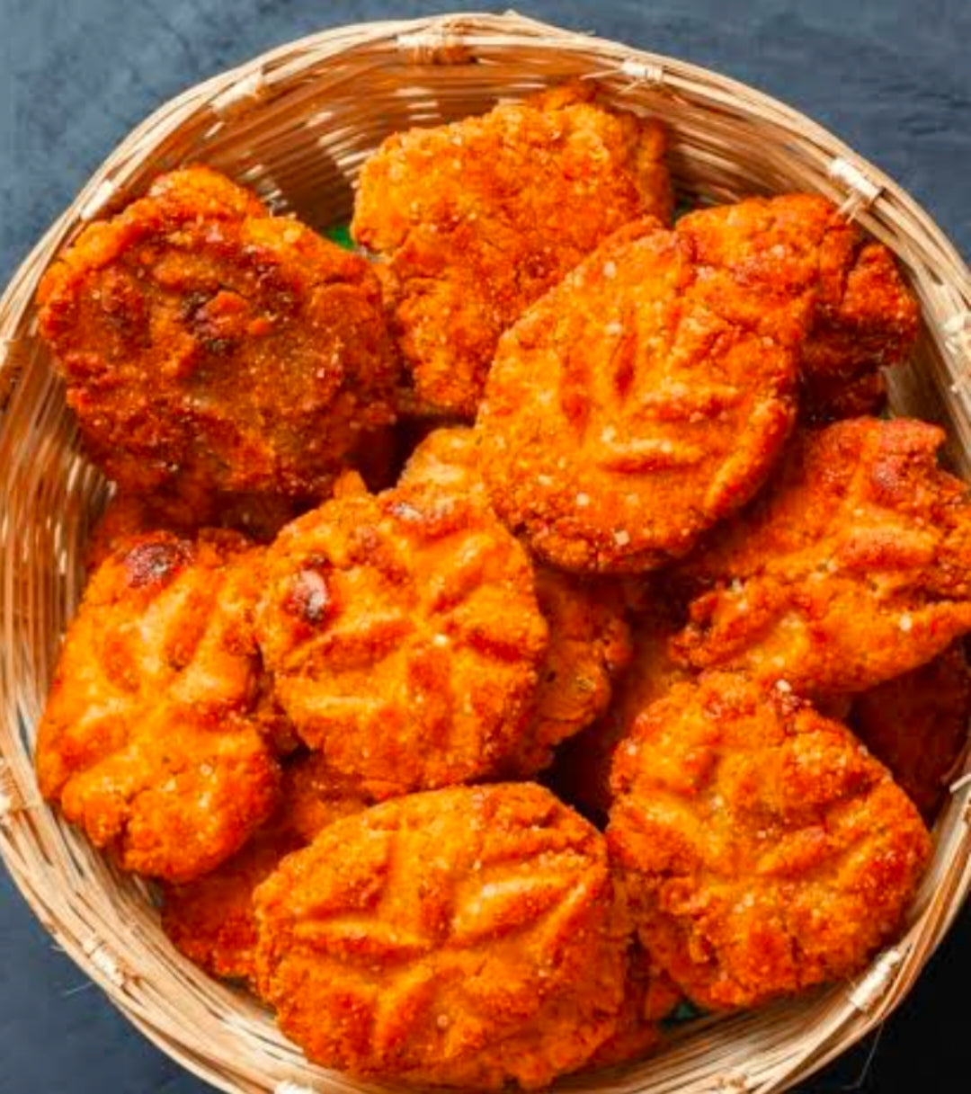 Mathili Swad Crunchy Thekua 300g – Traditional Bihari Sweet Snack | Handmade with Desi Ghee"